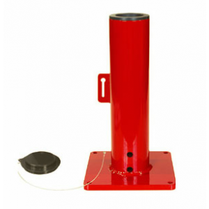 Thern 5BP5 Red Powder Coat Paint Base to mount on surface - 5BP5