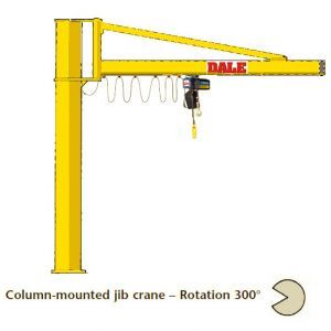 Donati GBA Overbraced Profile Section Free Standing Jib Cranes up to 1,000 kg capacity