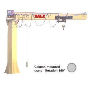 Donati - GBR Continuously Rotating Motorised Jib Cranes 1t to 4t Capacity