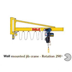 Donati MBE Motorised Overbraced Wall Mounted Jib Cranes upto 2,000 kg capacity