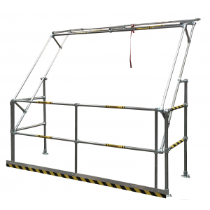 Gamma Standard Extra Wide Safety Pallet Gate -Galvanised finish