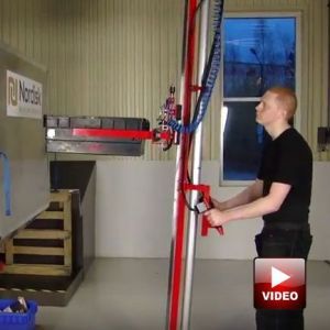 Lifts All high lift suspended crate / box stacker