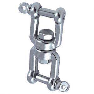 Stainless steel jaw and jaw swivel