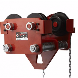 Tiger 10,000 kg Twin Bar Geared Travel Beam Trolley TGT-1000