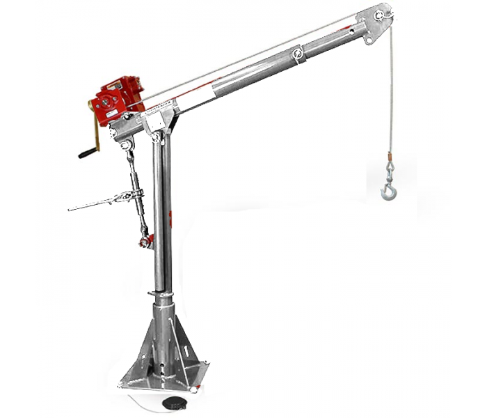 Thern Davit with Worm Gear Hand Winch
