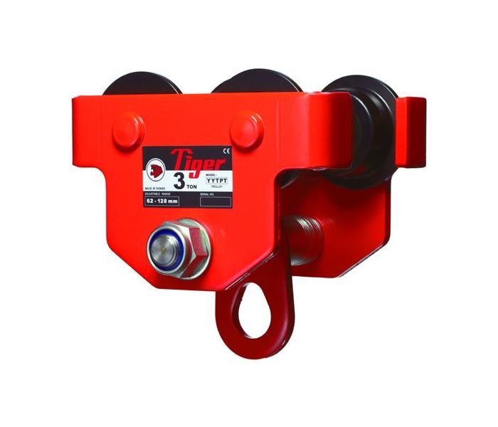 Tiger TPS Single Bar Push Travel Beam Trolley 500 kg to 5,000 kg