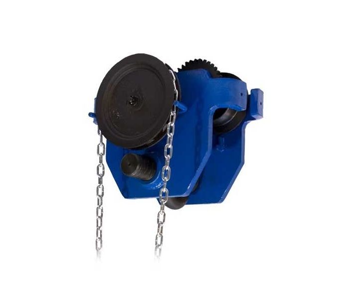 Tractel Corso Geared Trolley with quick lever adjustment