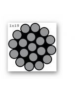 1 x 19 stainless steel wire rope