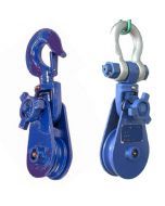 Lightweight Heavy Duty Wire Rope Snatch Blocks with Roller Bearing Sheaves