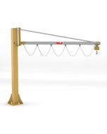 Eepos Column Mounted Swing Jib Cranes with lightweight aluminium arm up to 500kg capacity