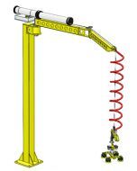 Lifts All Floor, Ceiling or Wall Mounted Articulated Flexi-Crane for repetitive handling jobs up to 65 kgs capacity