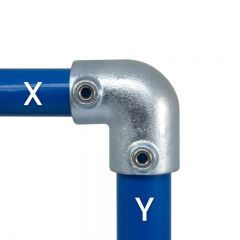 125R - Reducing Two Way Elbow - Key X - Y