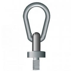 COLLARED EYEBOLTS C/W REEVABLE EGG LINK - METRIC