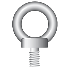 EYEBOLTS - METRIC COARSE THREAD TO DIN 580 -ZINC PLATED FINISH