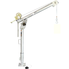 5PF5G-M1 Thern First Mate Davit with zinc plate spur gear winch