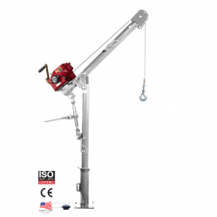 Thern 5PT5G-M2 galvanised Lifting davit Commander with painted worm gear winch