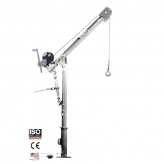 Thern 5PT5S-M3 stainless steel lifting davit and hand winch