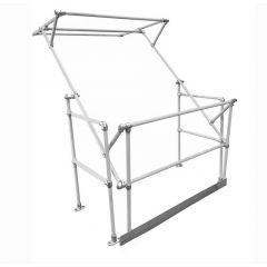 Atlas 1500 Wide Standard Pallet Gate in Galvanised Finish