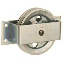 Back / wall mounted galvanised pulley complete with bracket for wire rope ( ETT-170 ) - 100 to 500 kg capacity