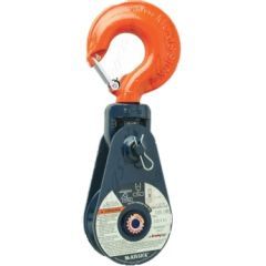 Crosby McKissick® 418 Champion Snatch Blocks with Hook & Latch – Bronze Bushing