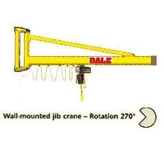 Donati GBP Wall Mounted 'C' Profile Overbraced Jib Cranes upto 1,000 kg capacity