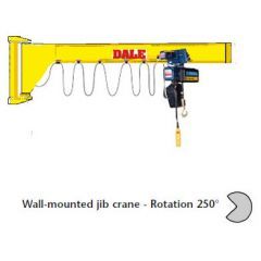Donati GBP Wall Mounted T Version Beam Underbraced Jib Cranes upto 2,000 kg capacity
