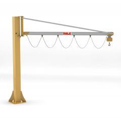 Eepos Column Mounted Swing Jib Cranes with lightweight aluminium arm up to 500kg capacity