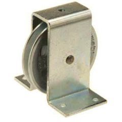 Galvanized cast iron wire rope pulley with pressed steel bracket ( ETT-160 ) - 100 kg to 400 kg Capacity