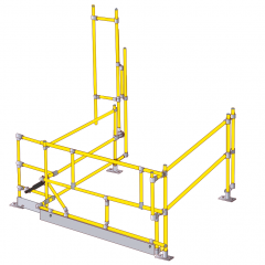 Hi-Gate low headroom open top pallet gate