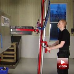 Lifts All high lift suspended crate / box stacker