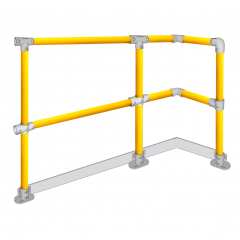 Mezzanine deck mounted - yellow tube