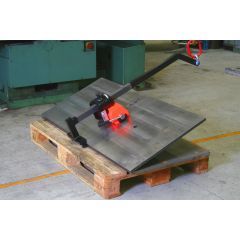 BUX HV Magnet with lifting arm for turning work pieces through 90°