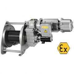 PFAFF Electric wire rope winch model BETA-ATEX Lifting capacity 320 - 7500 daN