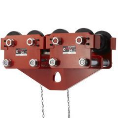 Tiger 20,000 kg Twin Bar Geared Travel Beam Trolley TGT-2000