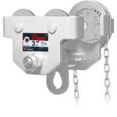 Tiger Corrosion Resistant Single Bar Geared Travel Beam Trolley