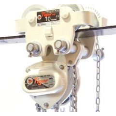 Tiger corrosion resistant combination geared travel and chain block CCBTGS-CP