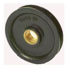 TYPE 1A CAST IRON WIRE ROPE PULLEYS WITH BRONZE BUSH - 500 to 3000 kg CAPACITY