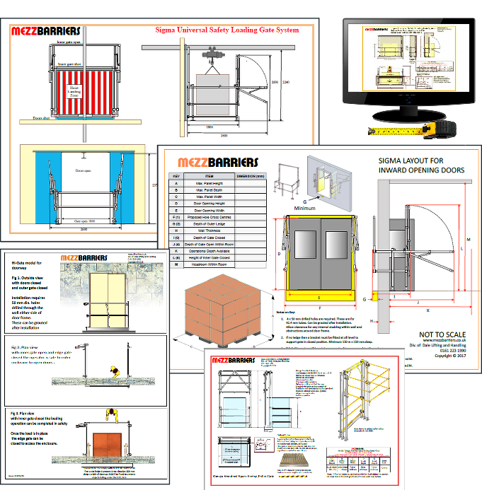 Custom pallet gates