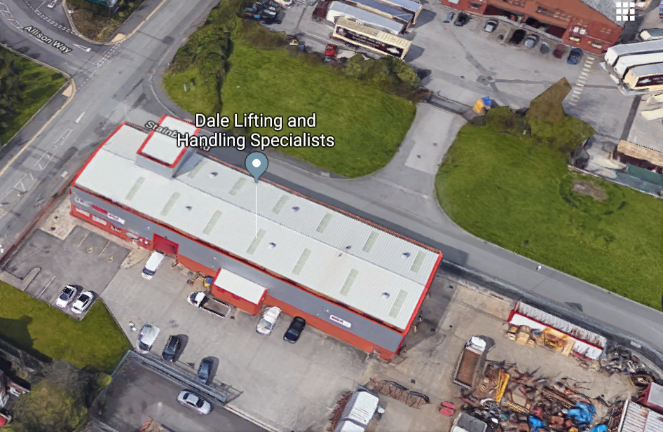 Aerial view of Dale Manchester