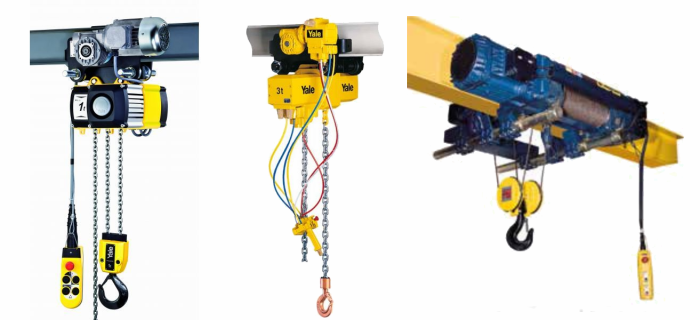 Dale Cranes Hoist Options