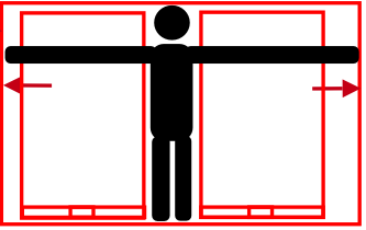 Extra wide pallet gates