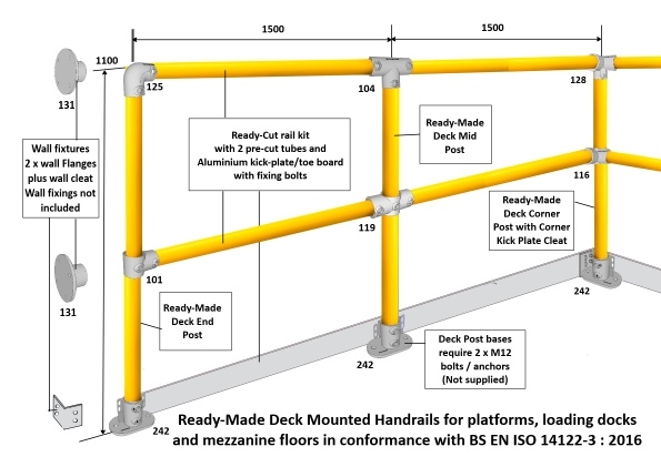 Yellow Handrail layout