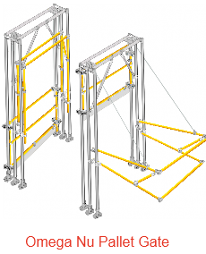 Omega-Nu Pallet gate