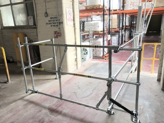 Inside view inner gate closed Inside view inner gate closed