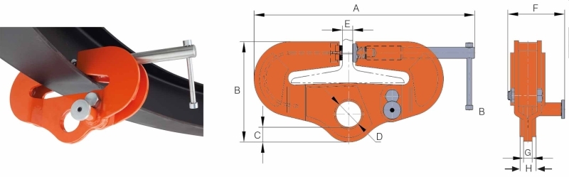 WH-UBC-Universal-Beam-Clamp-config WH-UBC-Universal-Beam-Clamp-config