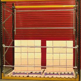 Storage racking pallet gate Storage racking pallet gate