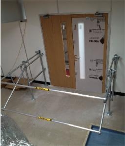 Sigma pallet gate for doorway Sigma pallet gate for doorway