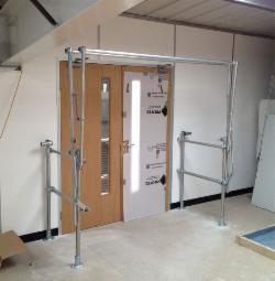 Sigma pallet gate for doorway Sigma pallet gate for doorway