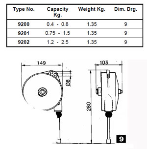 hose balancer table