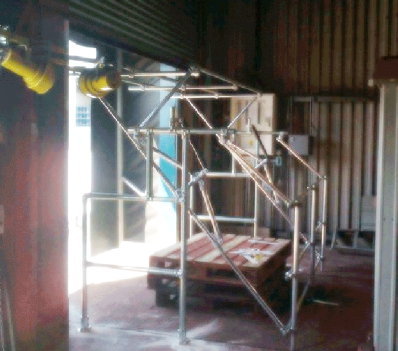 Loading dock safeyty pallet gate Loading dock safeyty pallet gate